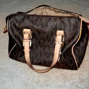 Super Sale-Used Michael Kors Bag- Mk print!